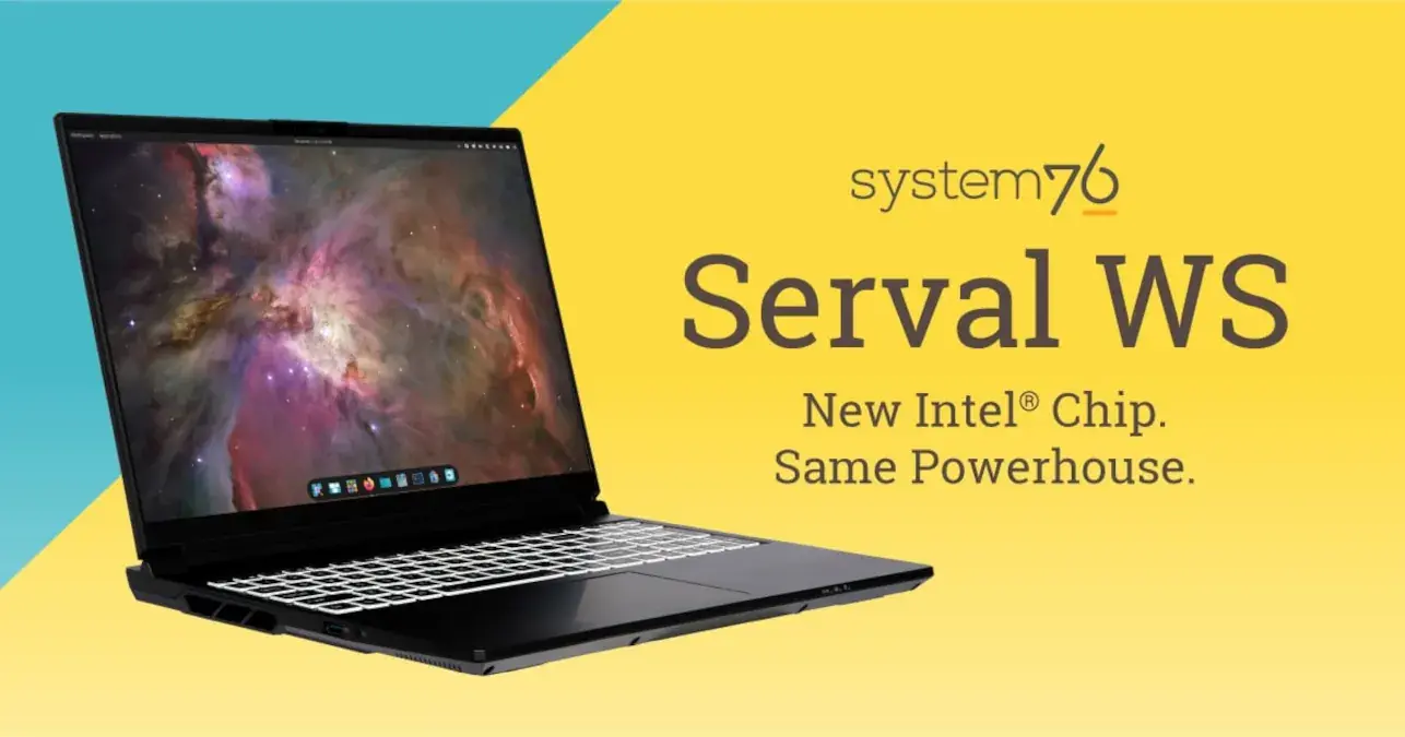 System76 renova o portátil Serval WS com Intel Core Ultra 2 e RTX 5070 Ti