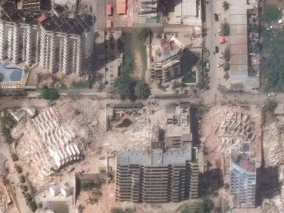 Imagens de satélite expõem a escala da destruição na Venezuela