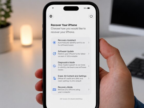 iOS 27 dá ao iPhone um modo de recuperação ao estilo do Mac