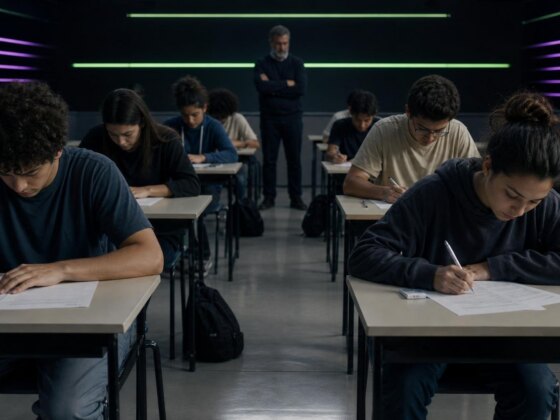 Notas caem para metade quando a IA sai da sala de exame