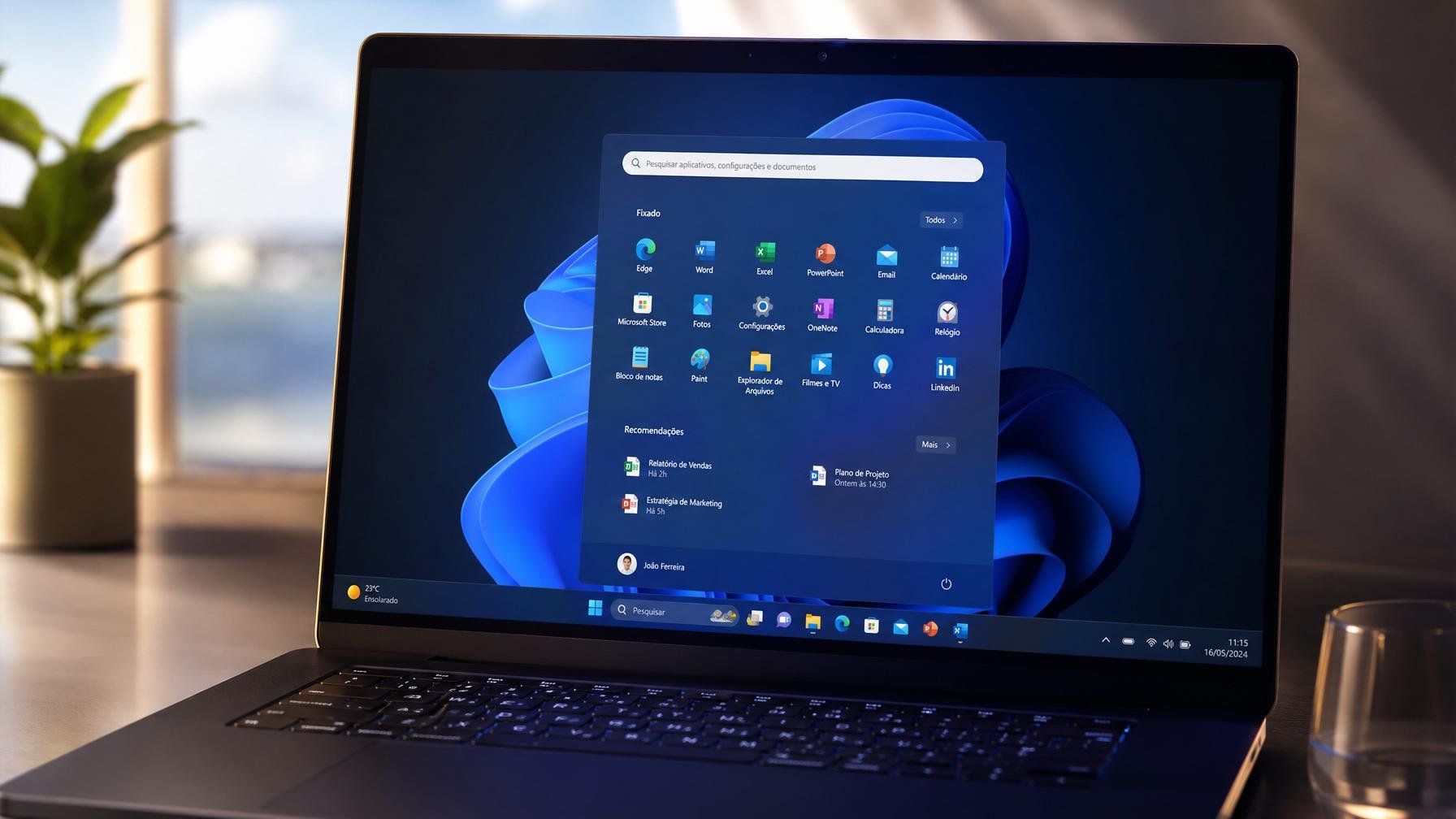 Microsoft testa pesquisa do Windows 11 mais limpa e sem anúncios