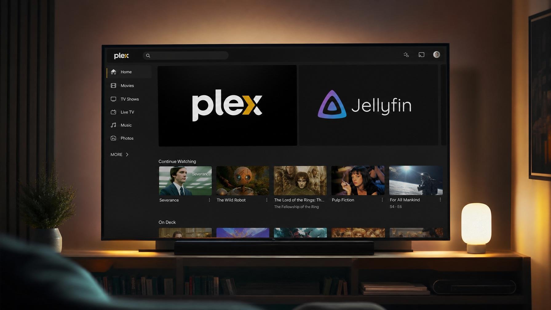 Plex está a descarrilar. Vale a pena mudar para Jellyfin?