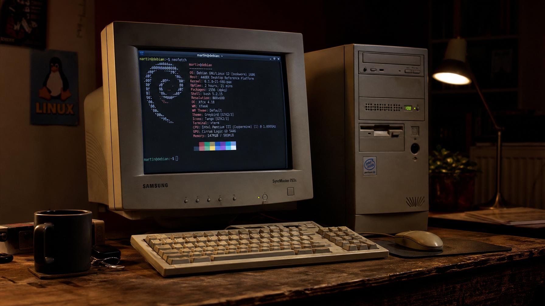 Debian 12.15 despede-se do x86 de 32 bits, fim de uma era
