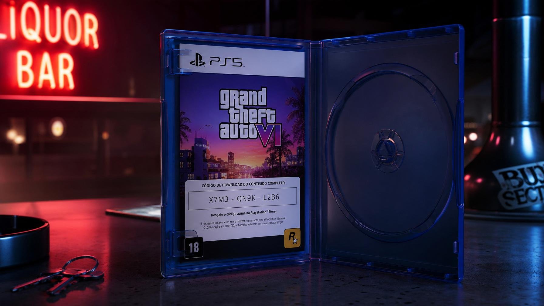 GTA VI sem disco é o sinal mais claro do fim do físico