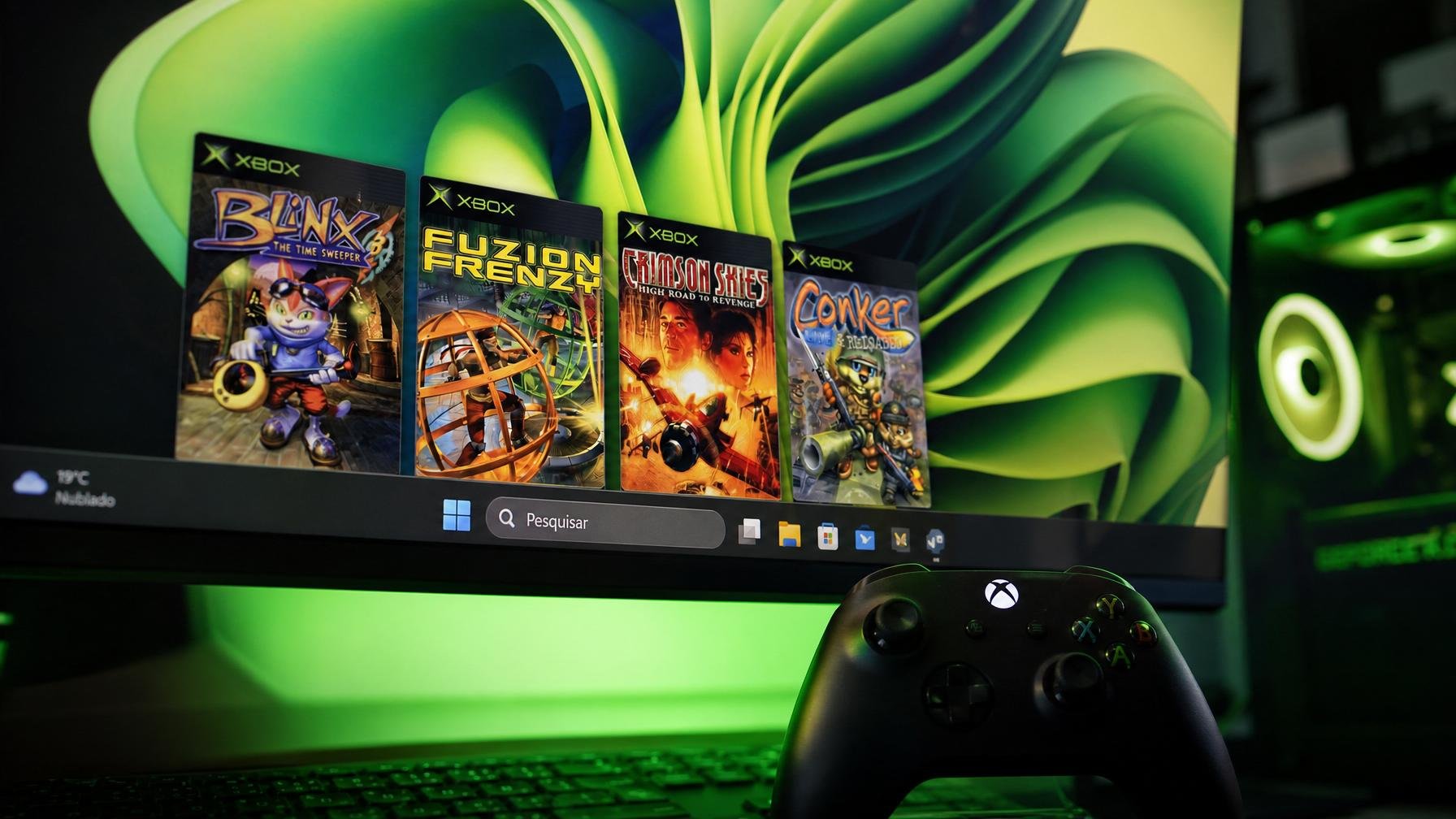 Microsoft traz jogos da primeira Xbox para PC com suporte oficial
