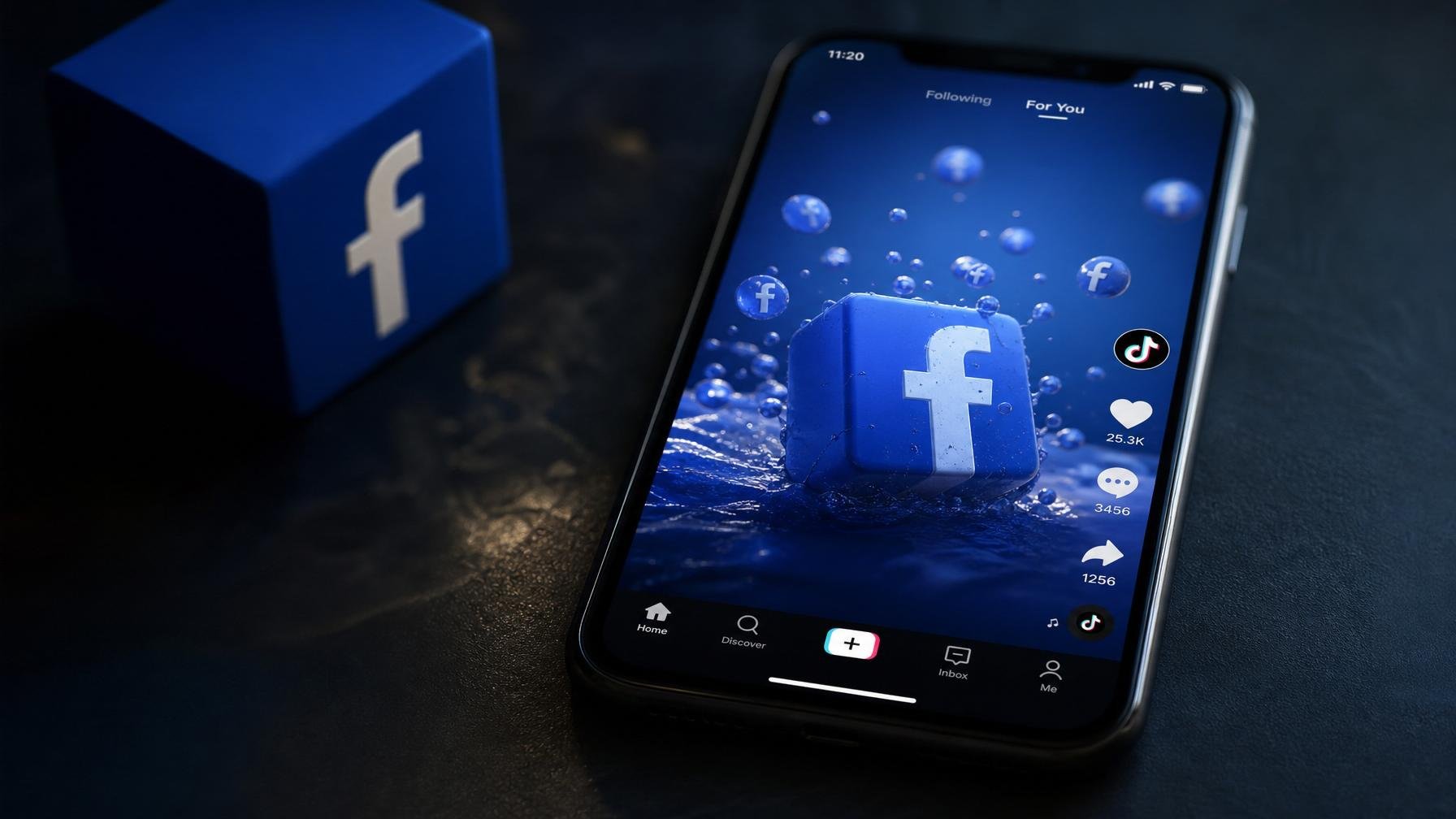 Facebook testa modo vídeo em ecrã inteiro para copiar o TikTok