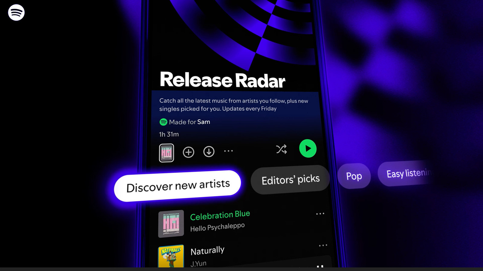 Spotify dá mais controlo ao Release Radar para afinar sugestões