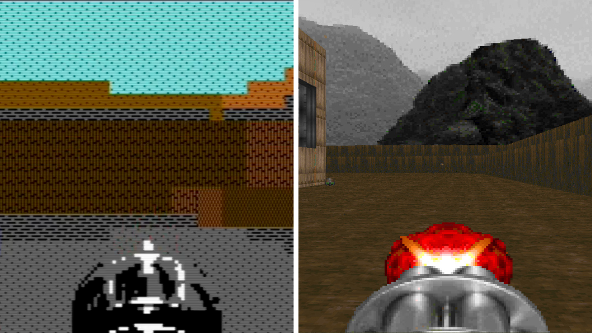 Doom a correr num Commodore 64 é retro‑bruxaria em estado puro :)
