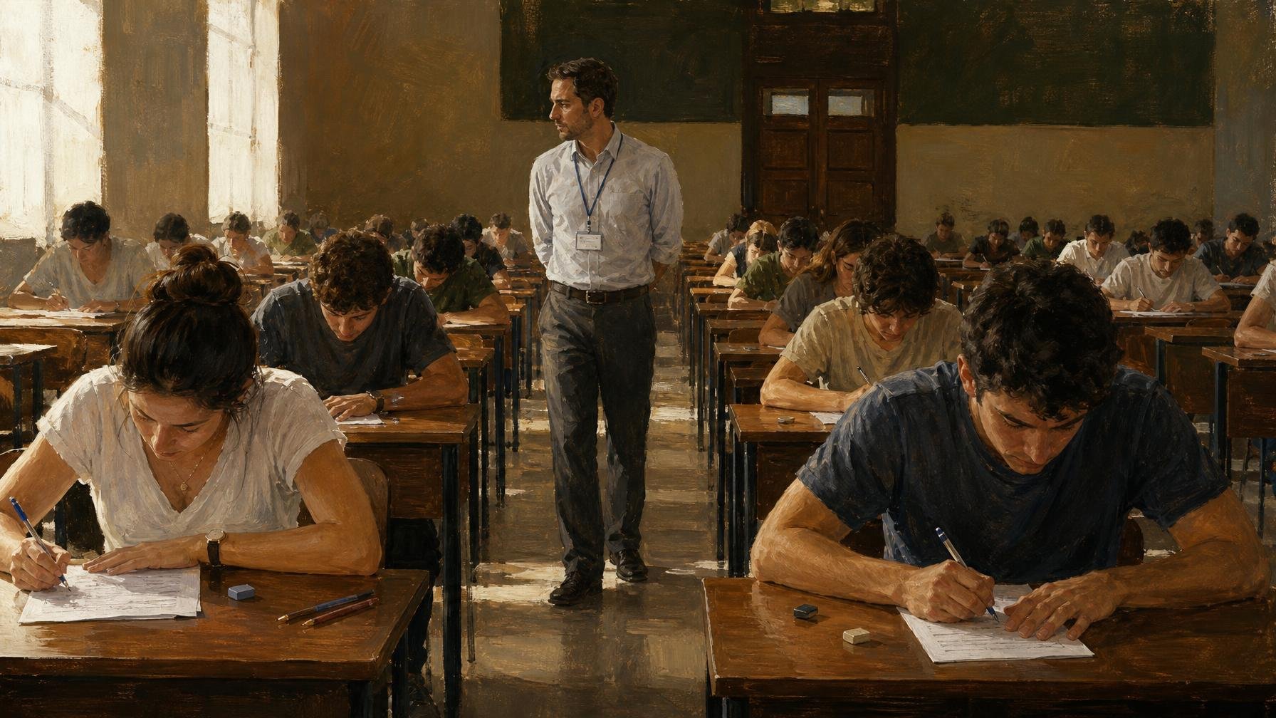 Exame online com IA corre mal e 58 mil alunos repetem prova