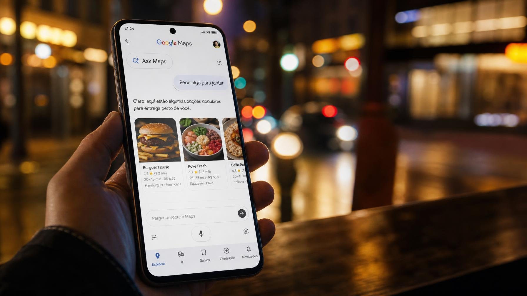 Ask Maps já encomenda comida e lê o teu Gmail por ti