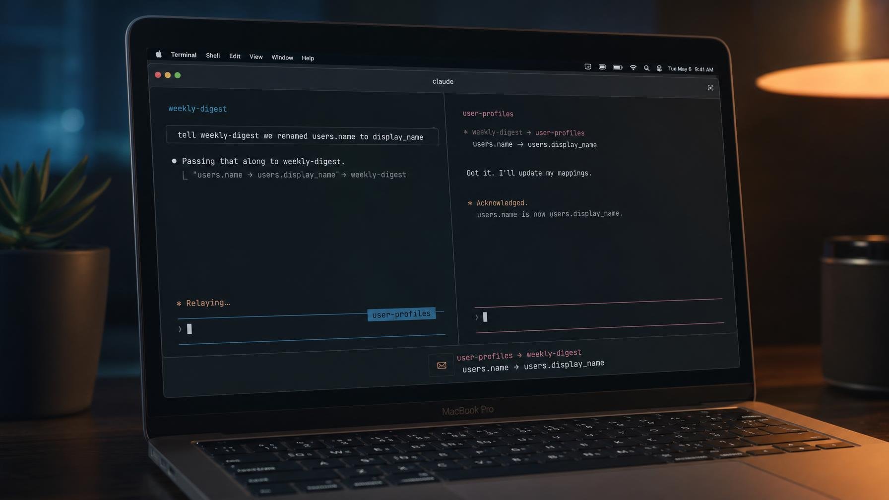 Claude Code liga sessões entre si no macOS e Linux