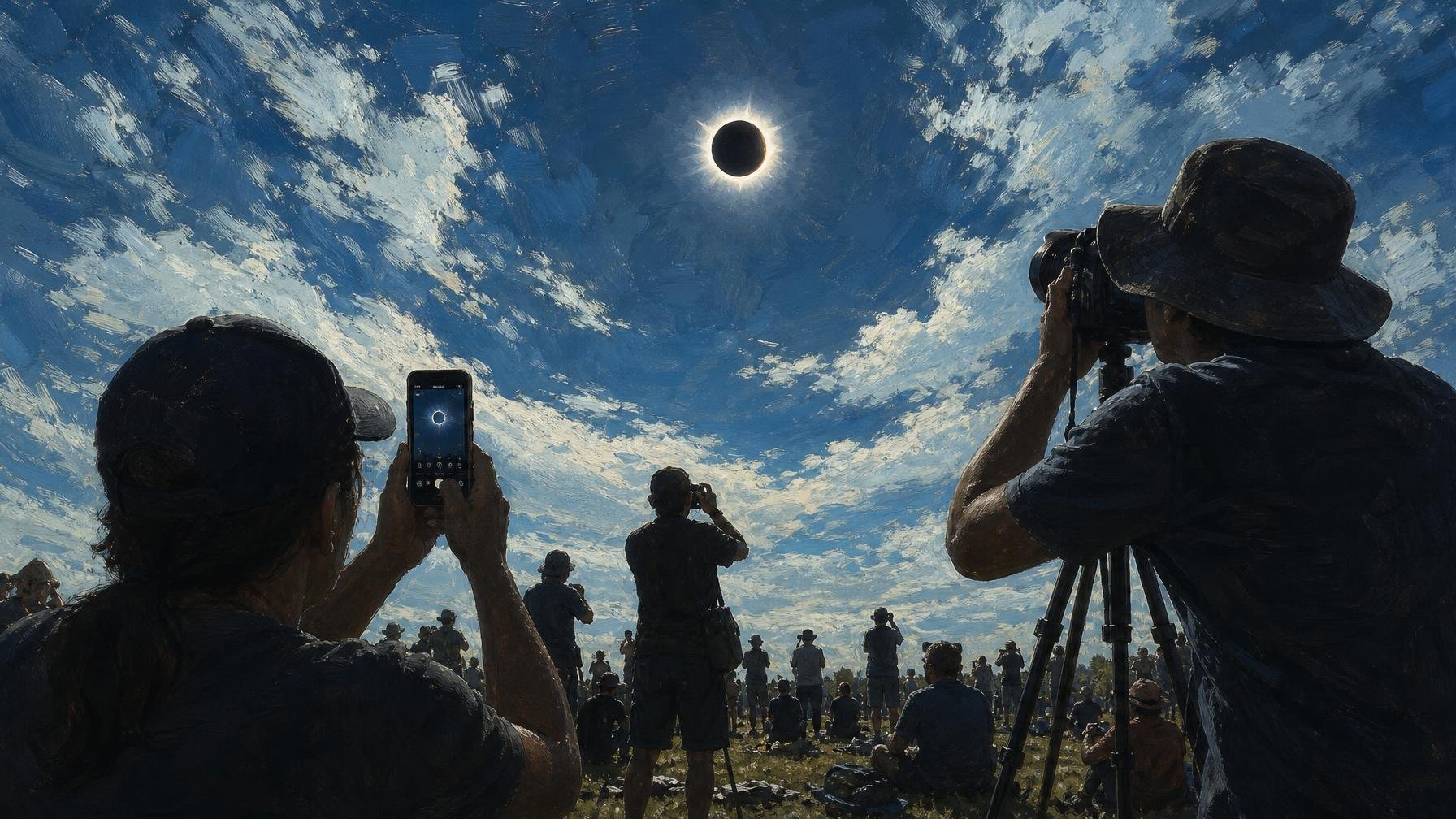 Eclipse começa em 20 minutos! Como fotografar o eclipse sem fritar a câmara do telemóvel