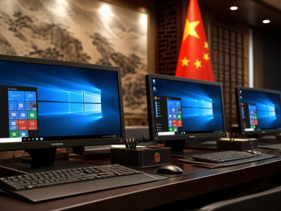 China acelera retirada do Windows 10 das agências estatais