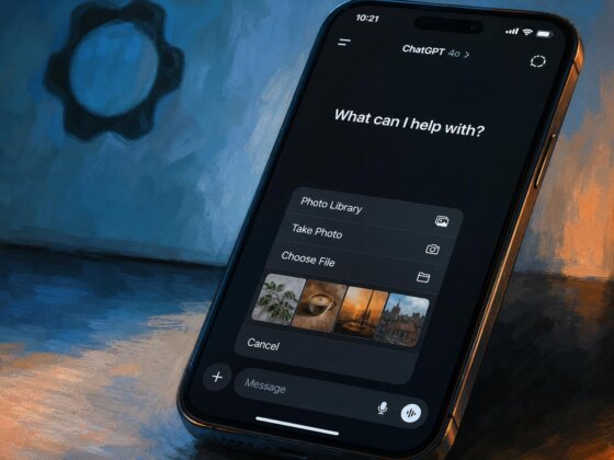 ChatGPT no iPhone ganha atalho para fotos e ocupa vazio da Siri