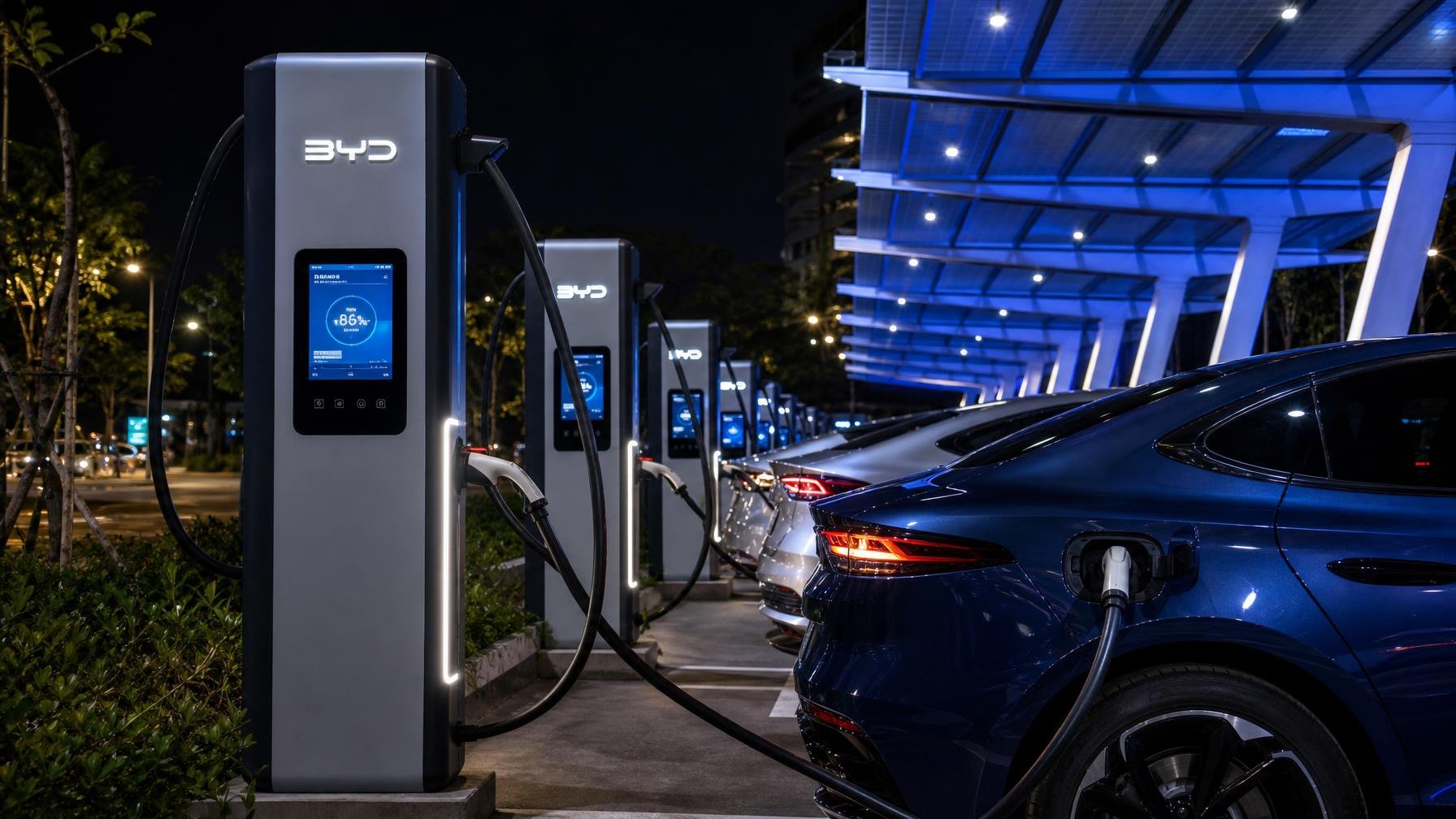 BYD já tem 10.000 supercarregadores e aponta agora à Europa