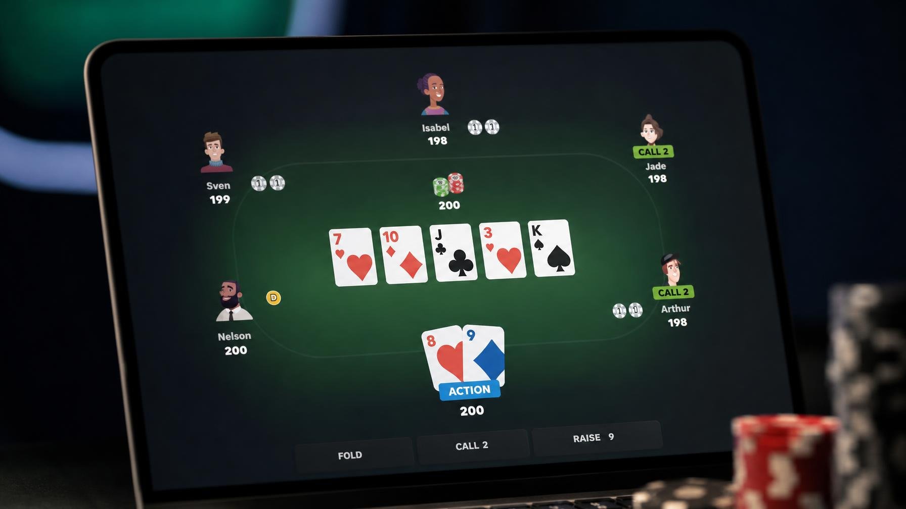 Chess.com lança Gambit, site de poker grátis sem apostas reais