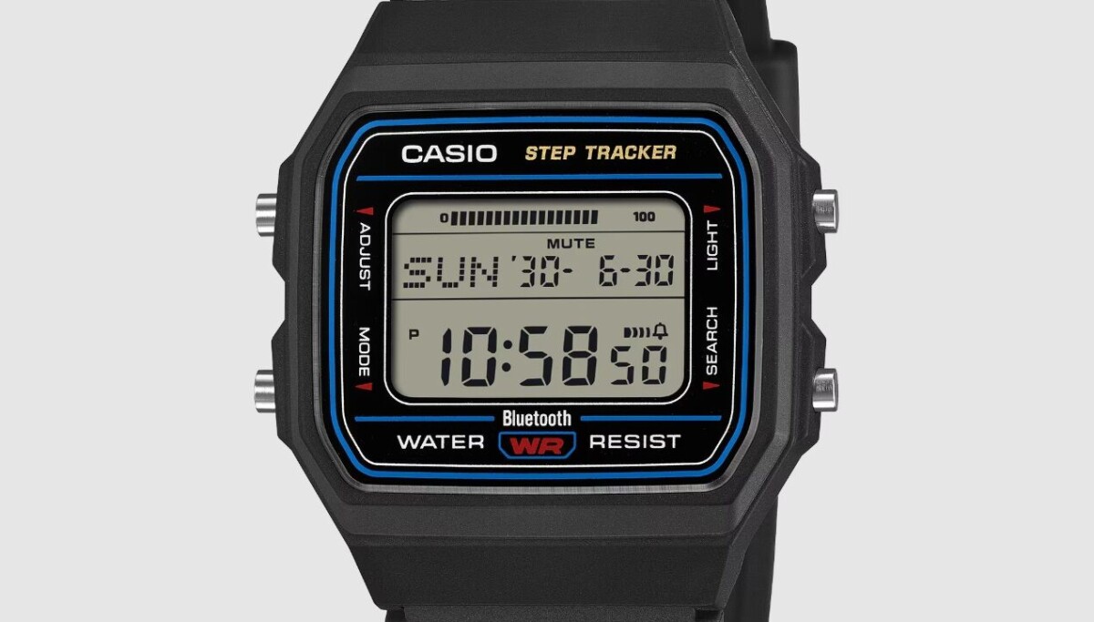 Casio F-B100W dá Bluetooth ao clássico relógio digital barato