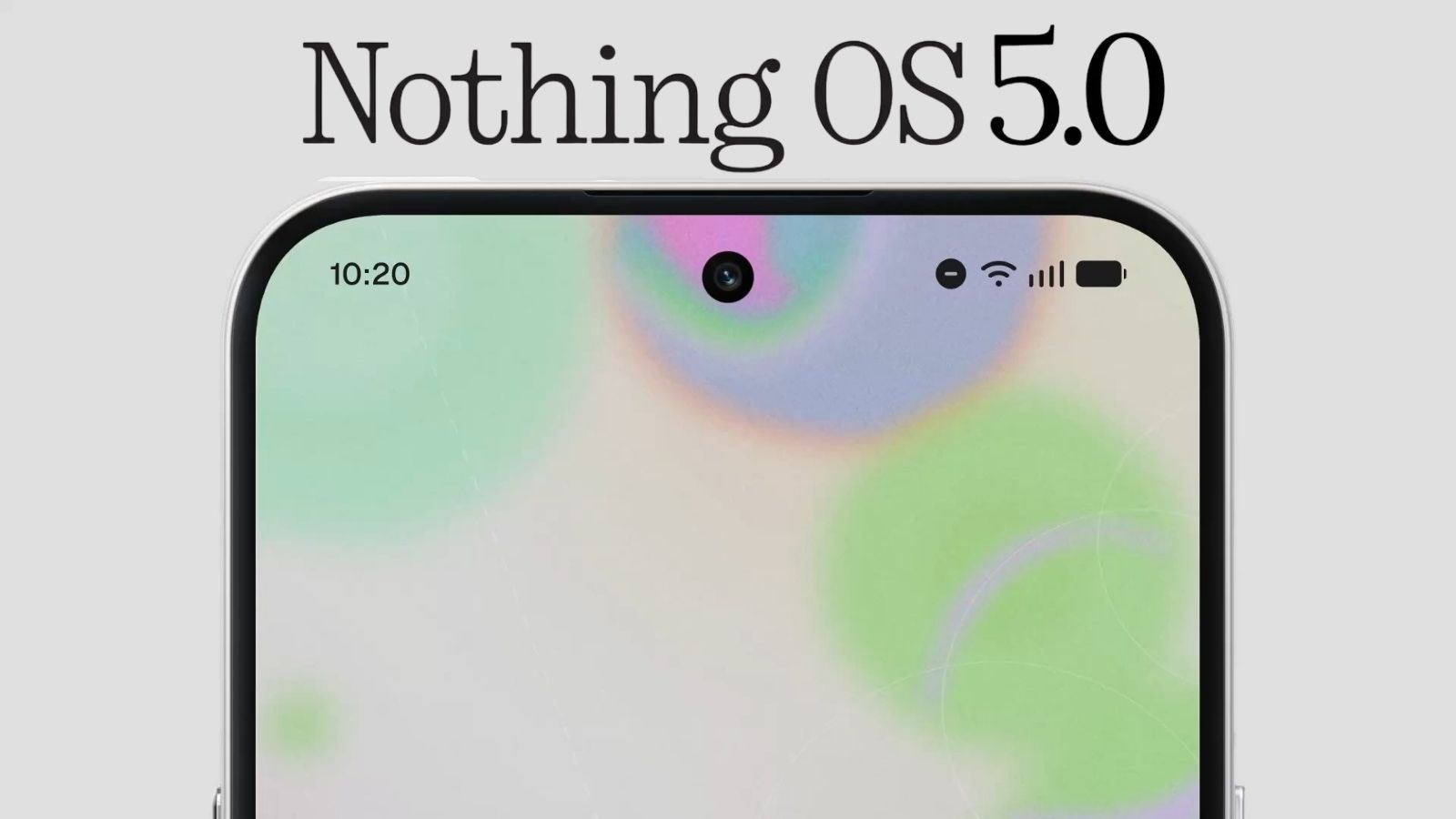 Nothing OS 5.0 mostra novo topo de ecrã antes do Android 17
