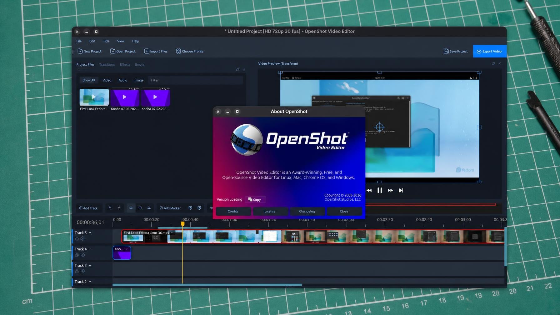 OpenShot 4.0 chega com gravação integrada e novas ferramentas de cor