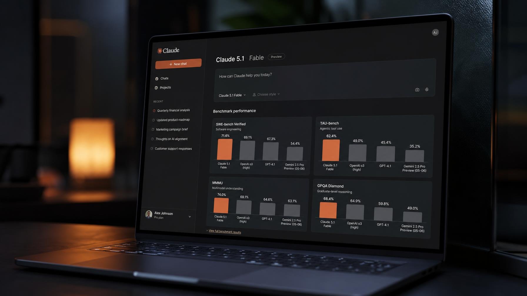 Claude Fable 5.1 desce preços e sobe nos benchmarks de código