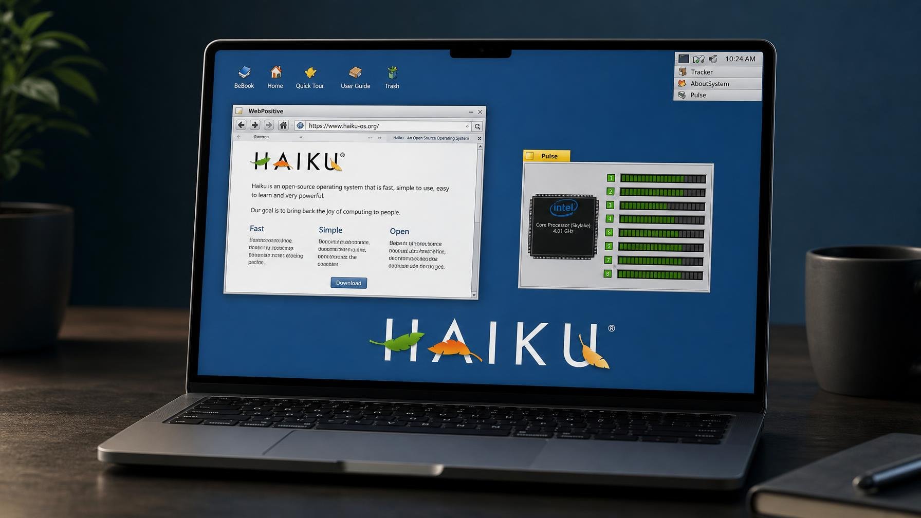 Haiku OS Beta 6 aposta na Web e em virtualização acelerada