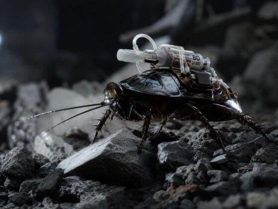 Baratas cyborg para salvar vidas em escombros, não em filmes de terror