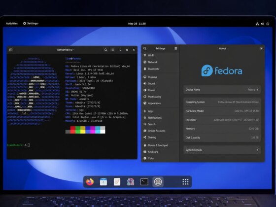 Fedora 45 beta troca a velha consola Linux por kmscon moderno