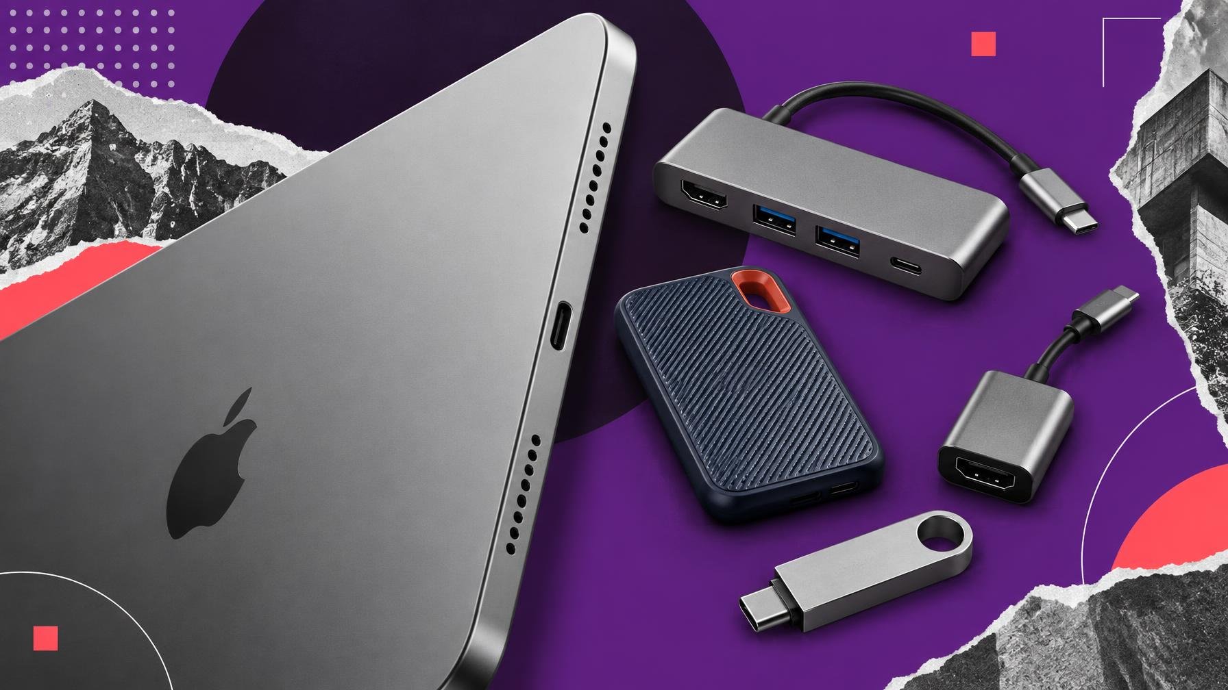 Cinco coisas úteis que o USB-C do iPad consegue fazer e esqueceste