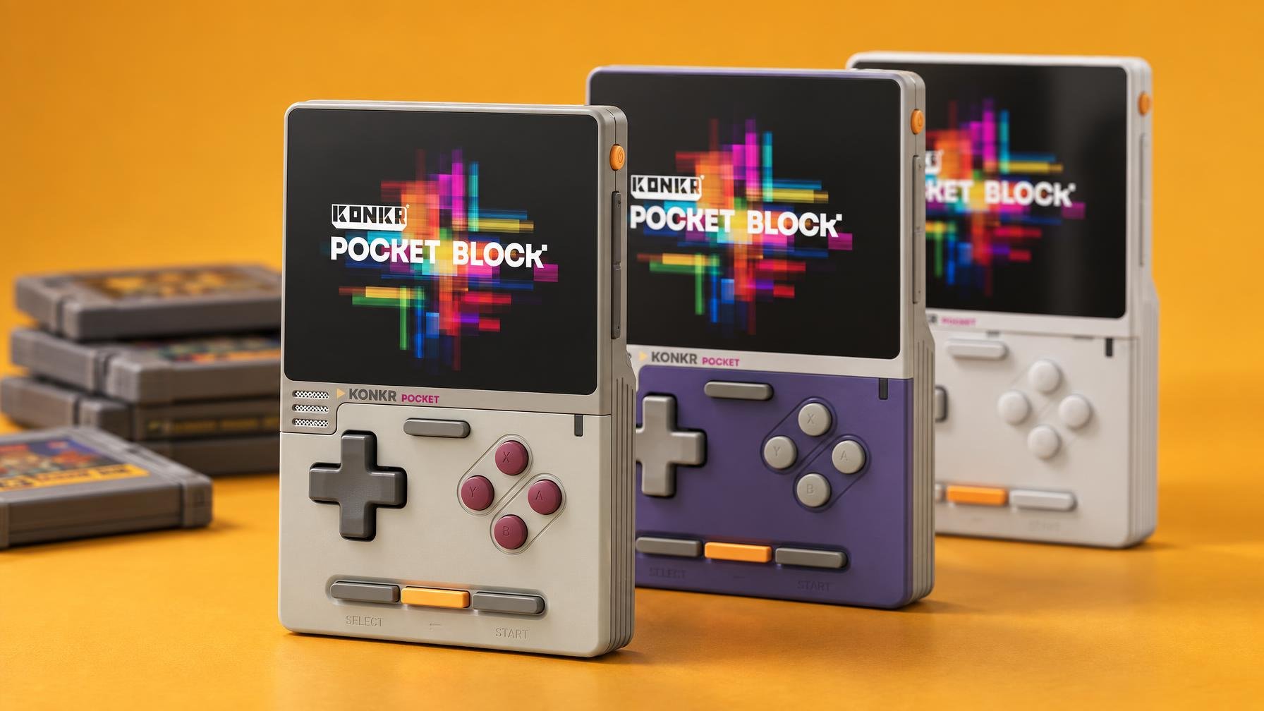 AYANEO KONKR Pocket BLOCK mira no nicho Game Boy barato