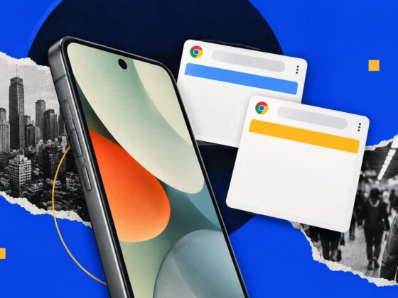 Chrome para Android esconde janelas que batem os grupos de separadores
