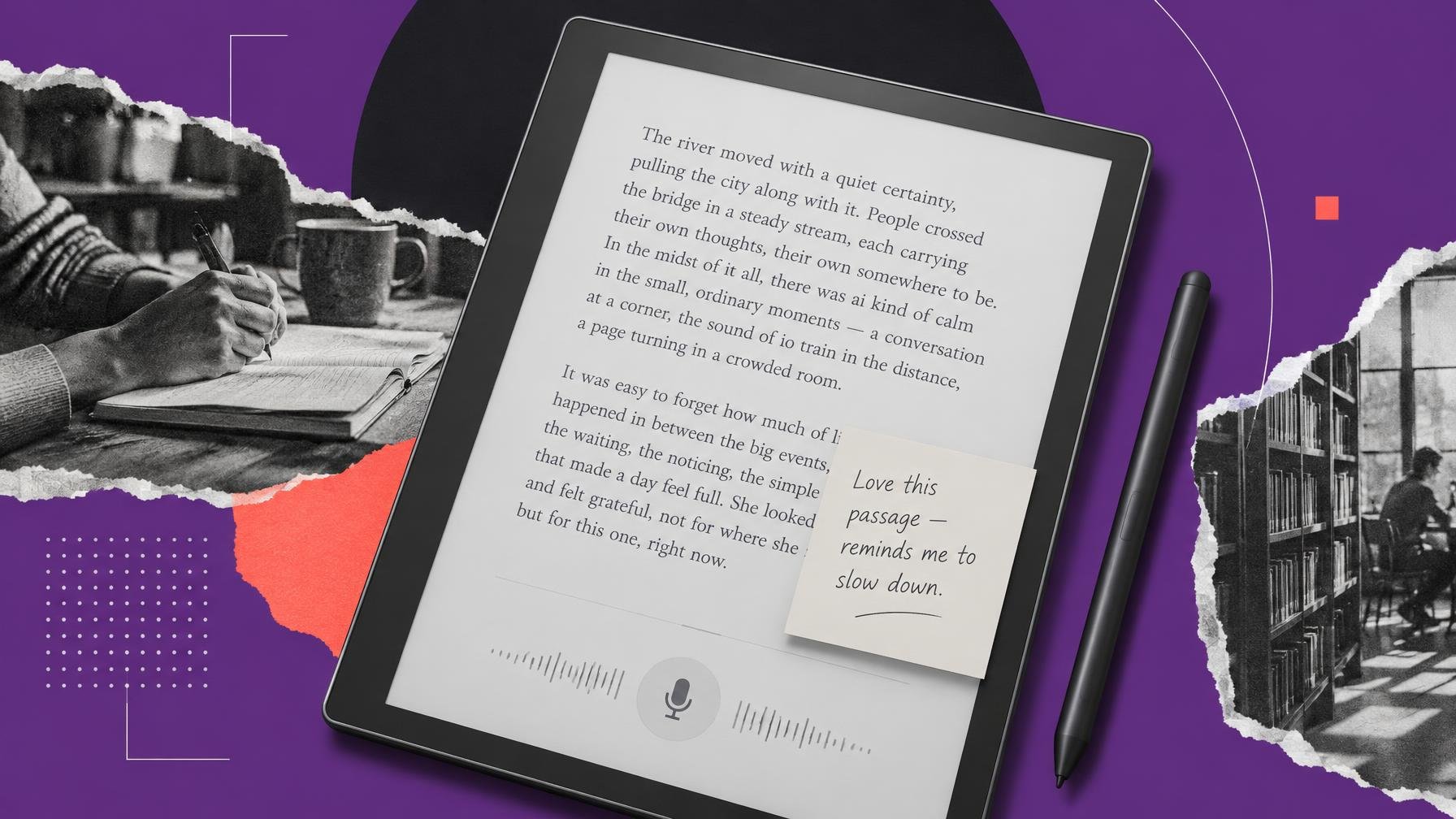 Kindle de 2024 ganha ditado por voz e notas manuscritas melhores