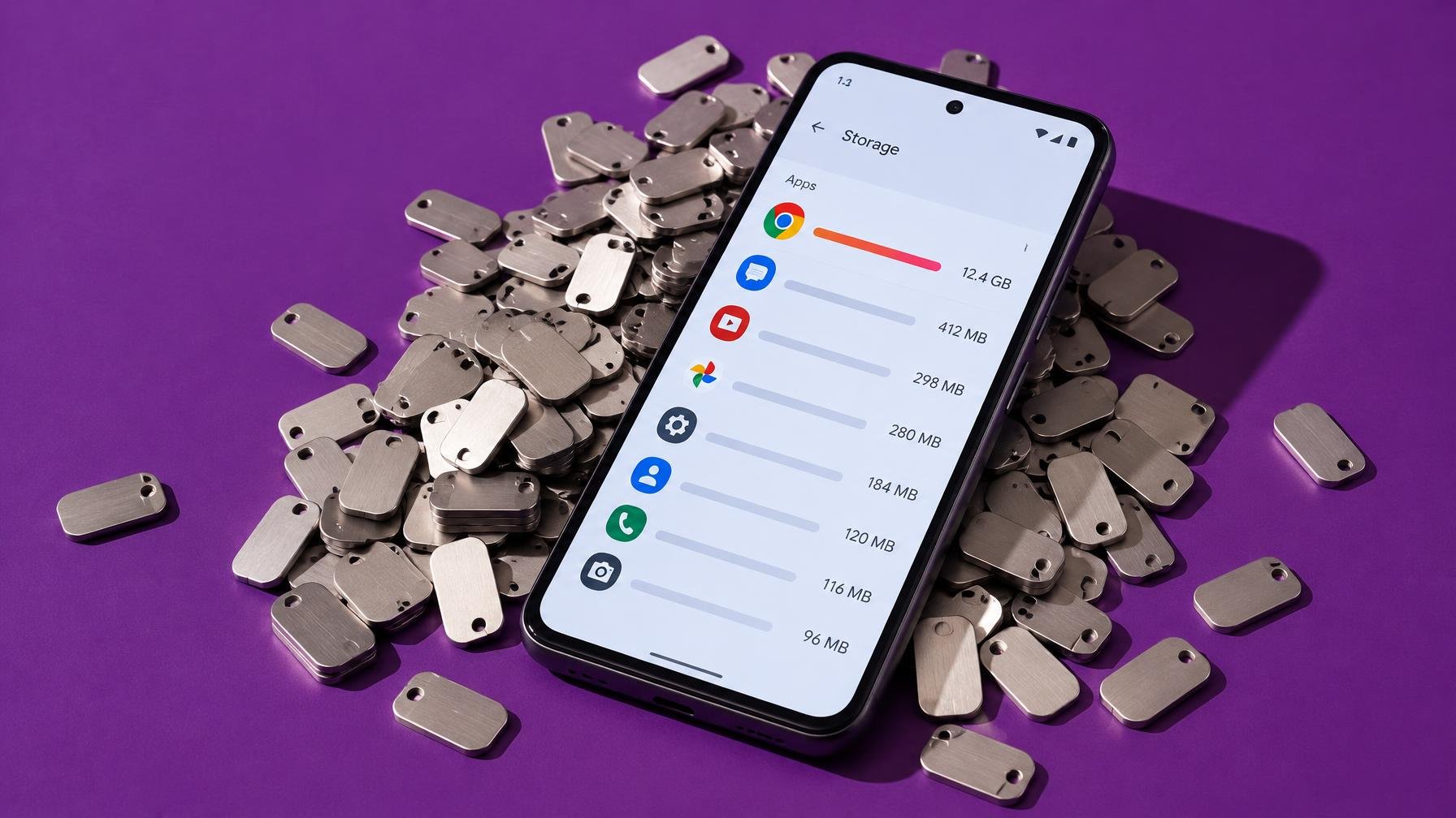 Se o armazenamento do Android sumiu, espreita primeiro o Chrome