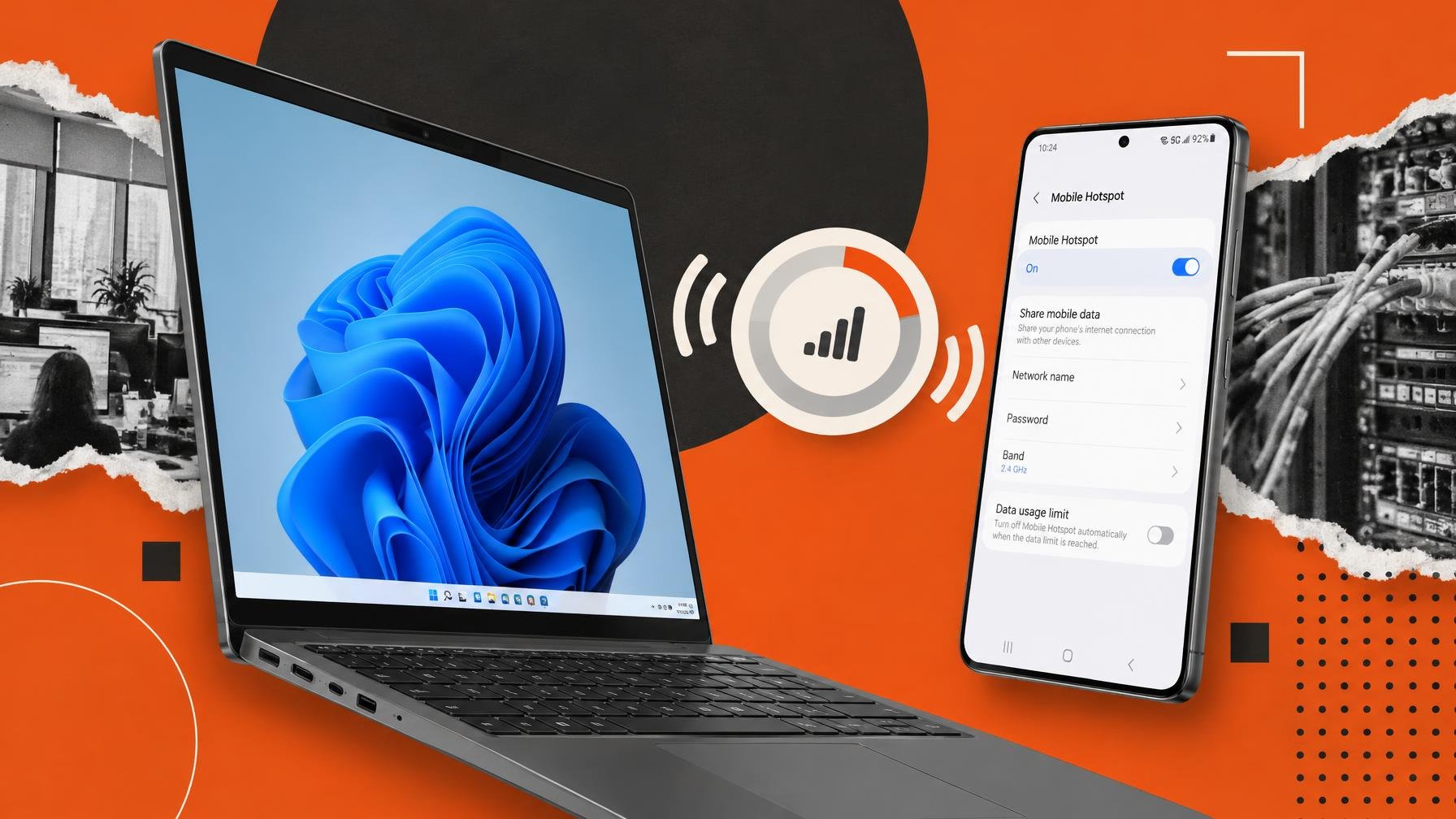 Como pôr o hotspot do telemóvel a gastar menos dados no Windows