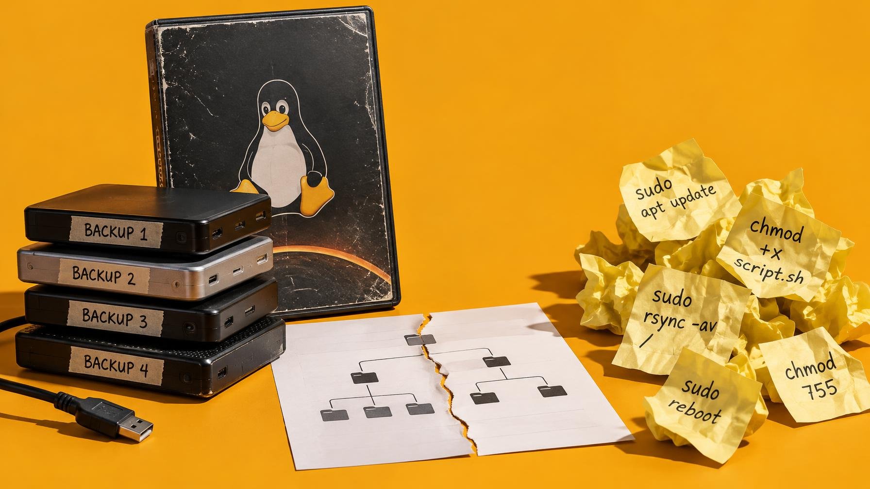 Maus hábitos em Linux que lentamente destroem o teu sistema