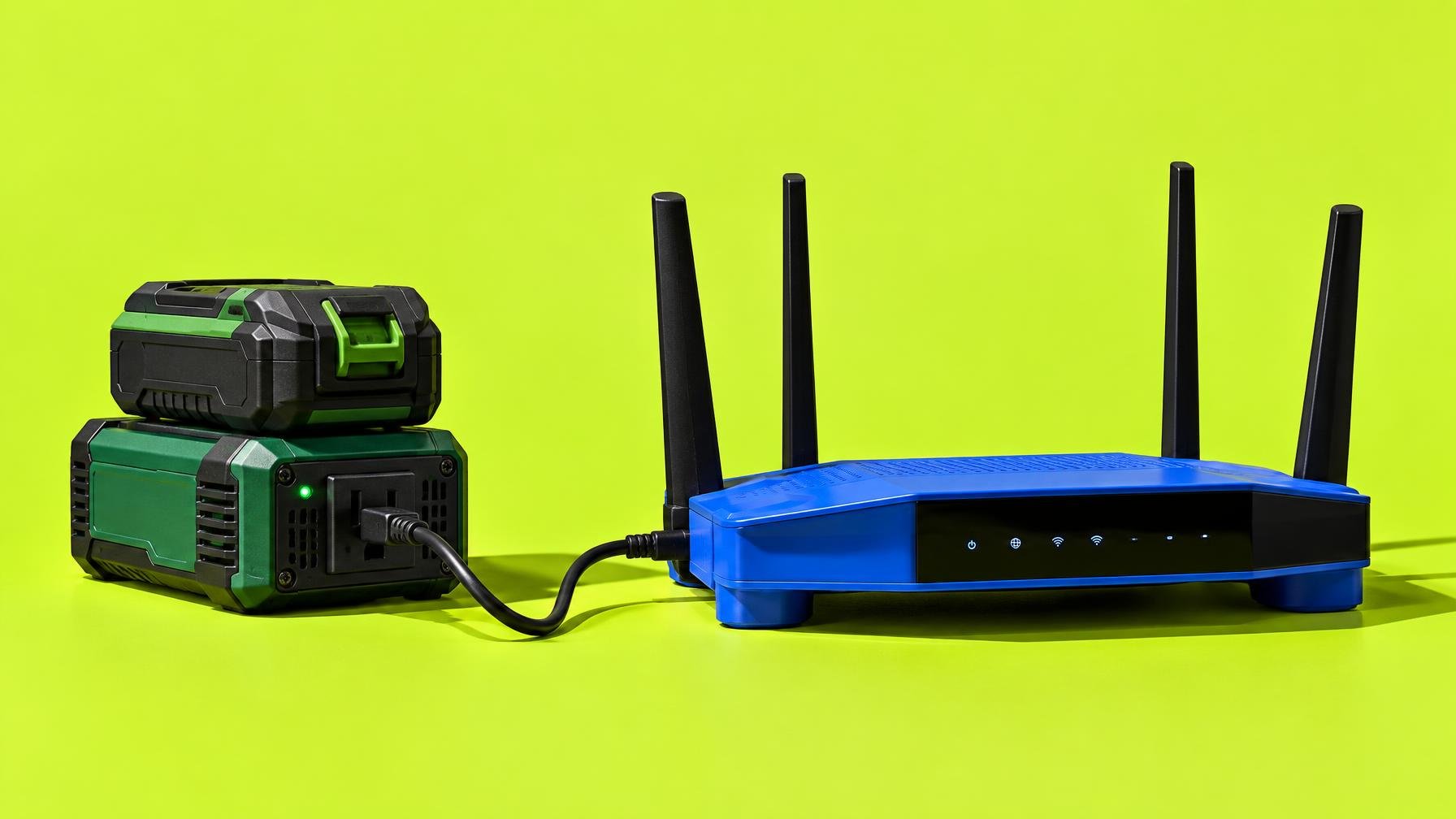 Como manter o router ligado no blackout com baterias de ferramentas