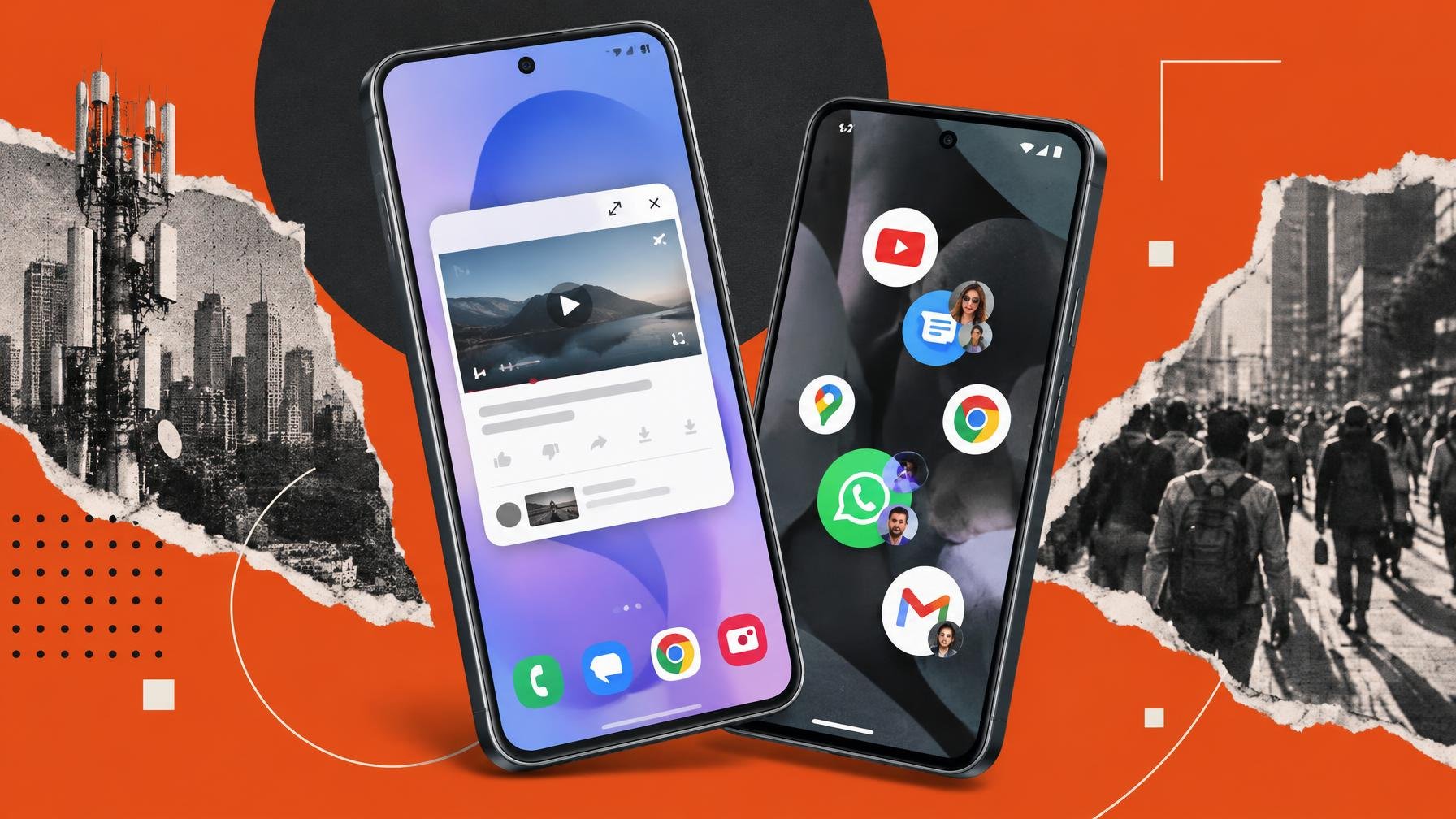 Bubbles do Android 17 ficam atrás da janela pop-up da Samsung