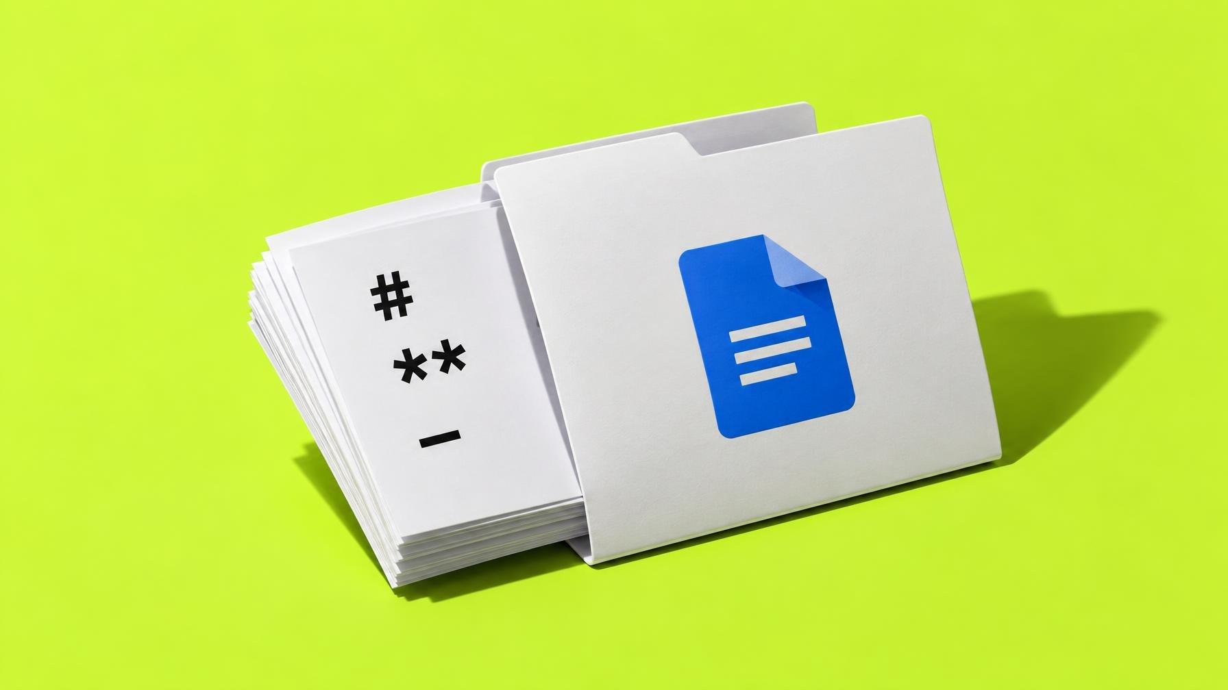 Google Docs passa a abrir ficheiros Markdown como gente grande