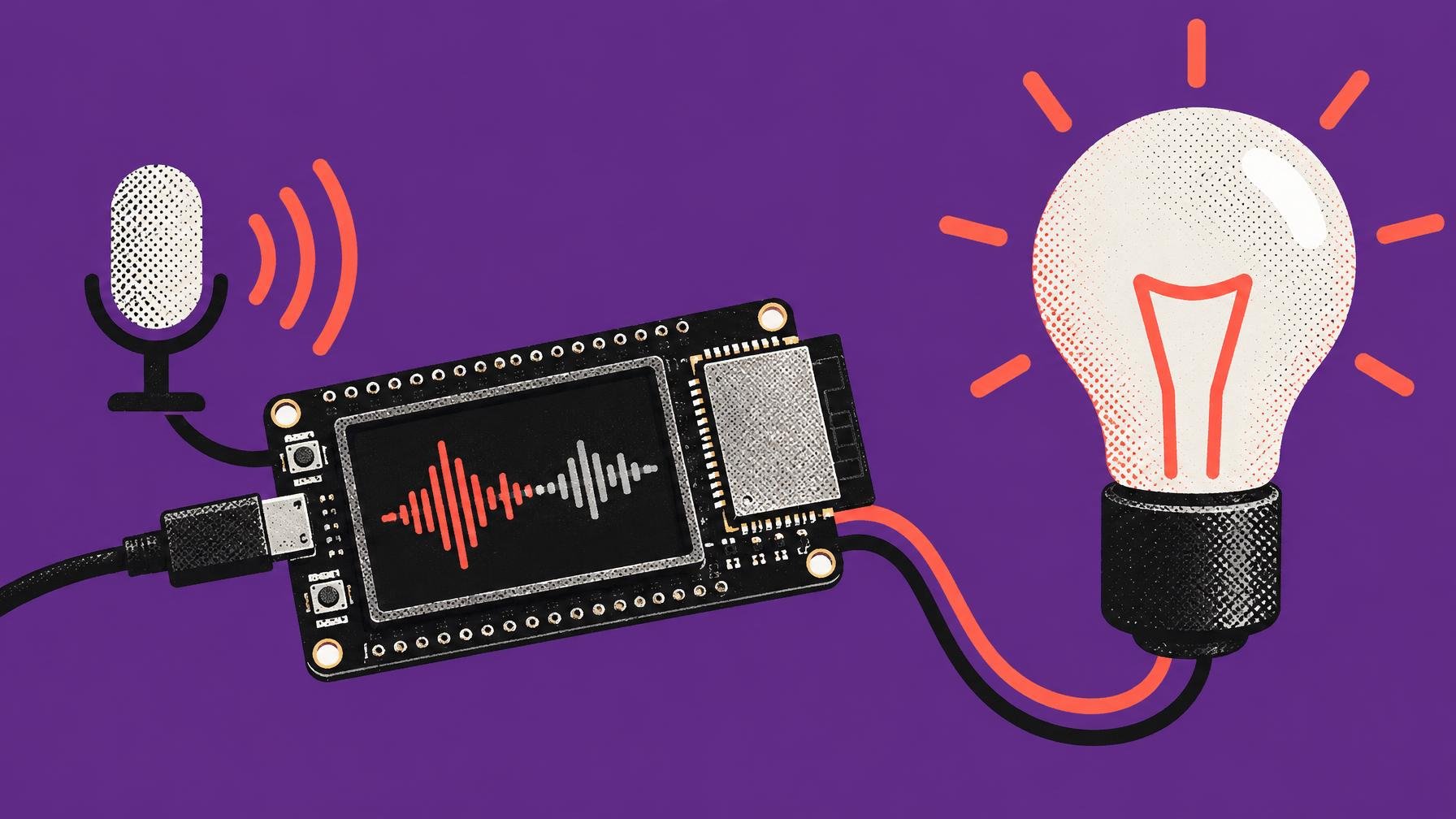 ESP32-P4 mostra reconhecimento de voz em inglês totalmente offline